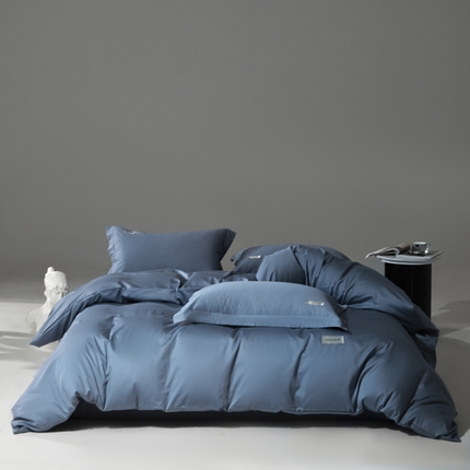 91家纺网 家纺一手货源 找家纺 （总）798家纺 2025新款纯色全棉贡缎单品系列-四件套