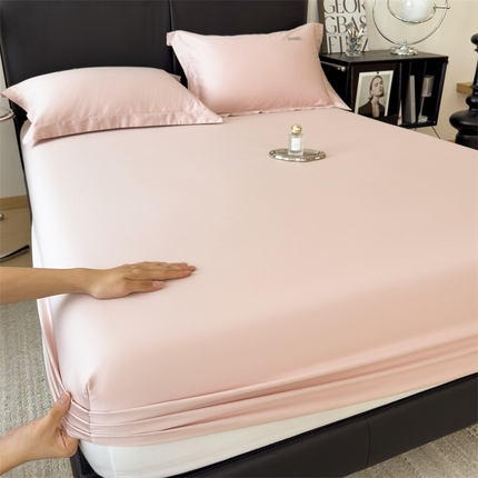 91家纺网 家纺一手货源 找家纺 （总）798家纺 2025新款纯色全棉贡缎单品系列-单床笠