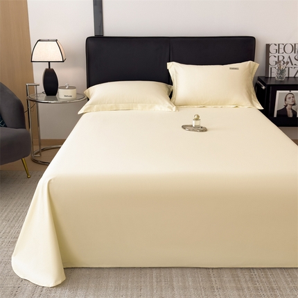 91家纺网 家纺一手货源 找家纺 （总）798家纺 2025新款纯色全棉贡缎单品系列-单床单