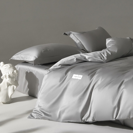 91家纺网 家纺一手货源 找家纺 （总）798家纺 2025新款纯色全棉贡缎单品系列-单被套