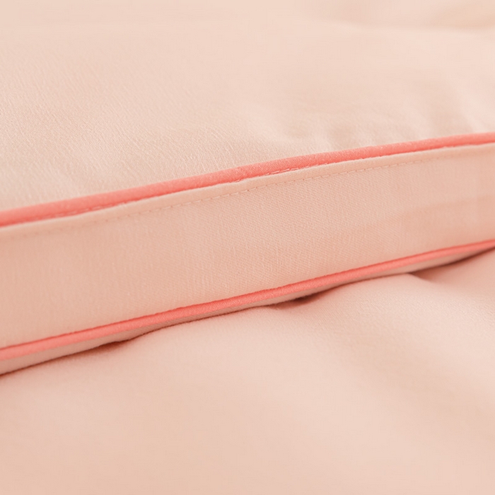 91家纺网 家纺一手货源 找家纺 佳居缘 2024新款云柔棉羊绒大豆被 粉色