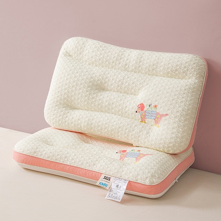 91家纺网 家纺一手货源 找家纺 （总）2024新款卡通亲子护颈枕枕头枕芯-快乐小狗