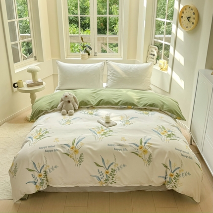 91家纺网 家纺一手货源 找家纺 （总）凌鼎 2025新款喷气加厚磨毛单被套