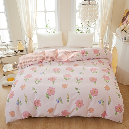 钰伶 简约全棉12868印花纯棉单被套（预留6厘米缩水）乔薇