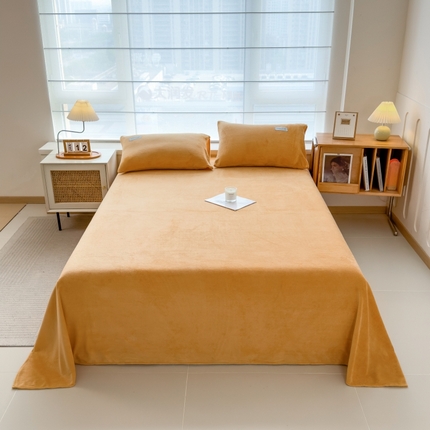 91家纺网 家纺一手货源 找家纺 （总）798家纺 2025新款纯色牛奶绒绒单品系列-单床单