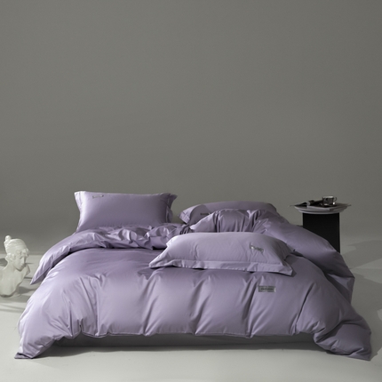 91家纺网 家纺一手货源 找家纺 （总）798家纺 2025新款纯色全棉贡缎单品系列-四件套