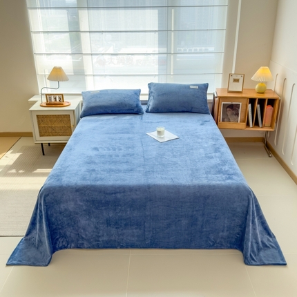 91家纺网 家纺一手货源 找家纺 （总）798家纺 2025新款纯色牛奶绒绒单品系列-单床单