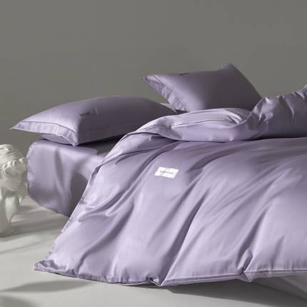 91家纺网 家纺一手货源 找家纺 （总）798家纺 2025新款纯色全棉贡缎单品系列-单被套