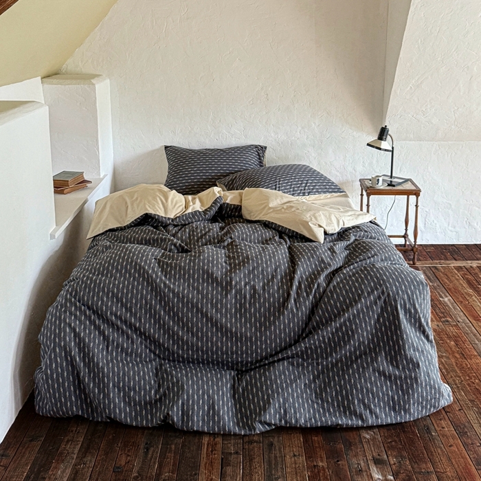 91家纺网 家纺一手货源 找家纺 （总）简家居 2024新款全棉系列四件套-黑咖