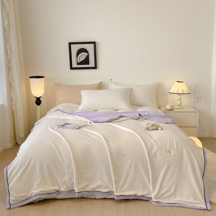 91家纺网 家纺一手货源 找家纺 （总）798家纺 2025新款牛奶绒良品盖毯