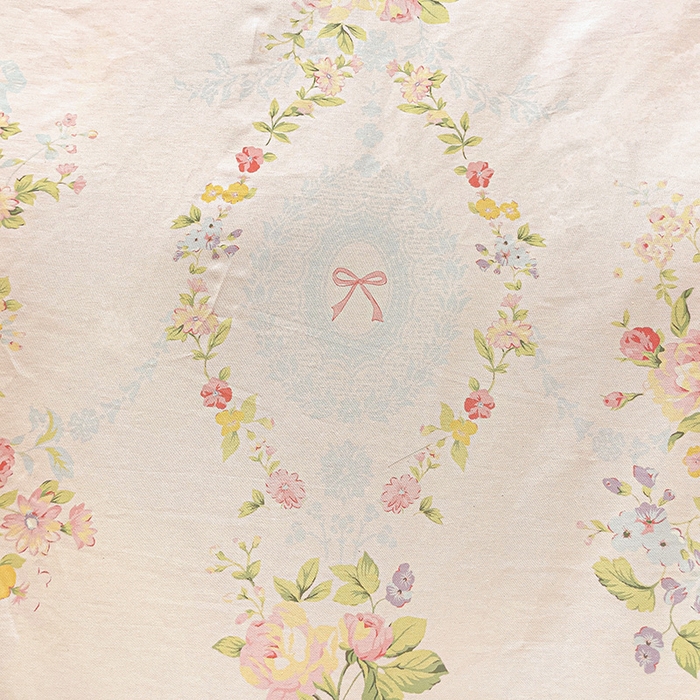 91家纺网 家纺一手货源 找家纺 暖芯优选 204新款直播爆款全棉-ins印花系列四件套纯棉三件套床单床笠夕颜花开