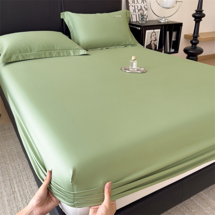 91家纺网 家纺一手货源 找家纺 （总）798家纺 2025新款纯色全棉贡缎单品系列-单床笠