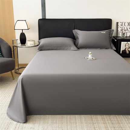 91家纺网 家纺一手货源 找家纺 （总）798家纺 2025新款纯色全棉贡缎单品系列-单床单