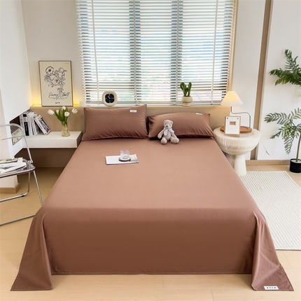 91家纺网 家纺一手货源 找家纺 （总）798家纺 2025新款12868全棉格子纯色床单