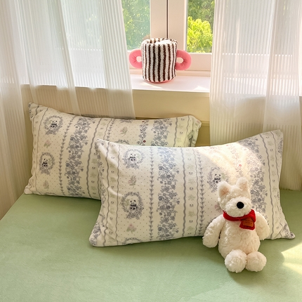 91家纺网 家纺一手货源 找家纺 （总）798家纺 2025新款牛奶绒印花四件套单品系列-单枕套