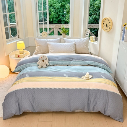 91家纺网 家纺一手货源 找家纺 （总）凌鼎 2025新款喷气加厚磨毛单被套