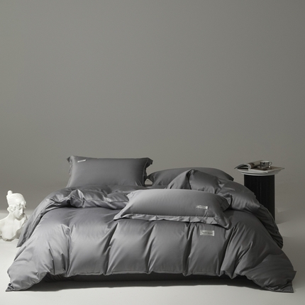 91家纺网 家纺一手货源 找家纺 （总）798家纺 2025新款纯色全棉贡缎单品系列-四件套