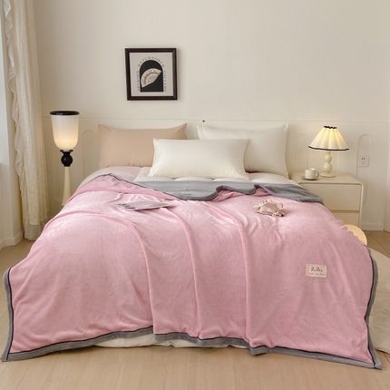 91家纺网 家纺一手货源 找家纺 （总）798家纺 2025新款牛奶绒良品盖毯