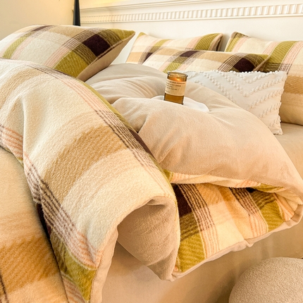 91家纺网 家纺一手货源 找家纺 （总）798家纺 2025新款波尔羊绒系列四件套