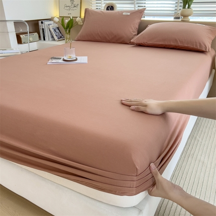 91家纺网 家纺一手货源 找家纺 （总）798家纺 2025新款12868全棉格子纯色单床笠