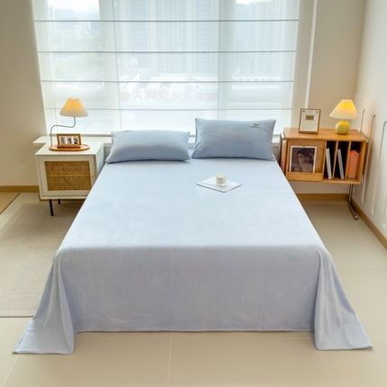 91家纺网 家纺一手货源 找家纺 （总）798家纺 2025新款纯色牛奶绒绒单品系列-单床单