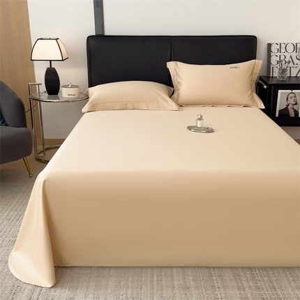 91家纺网 家纺一手货源 找家纺 （总）798家纺 2025新款纯色全棉贡缎单品系列-单床单