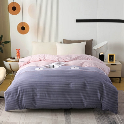 91家纺网 家纺一手货源 找家纺 （总）凌鼎 2025新款喷气加厚磨毛单被套