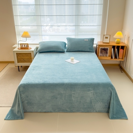 91家纺网 家纺一手货源 找家纺 （总）798家纺 2025新款纯色牛奶绒绒单品系列-单床单