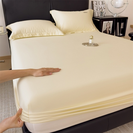 91家纺网 家纺一手货源 找家纺 （总）798家纺 2025新款纯色全棉贡缎单品系列-单床笠