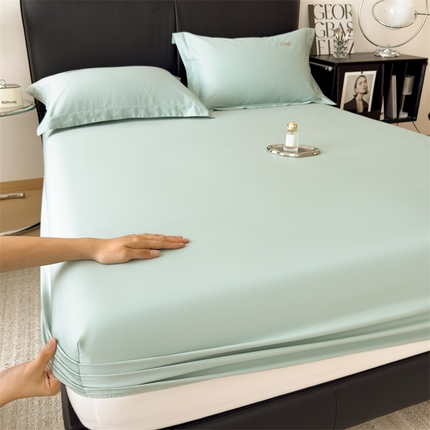 91家纺网 家纺一手货源 找家纺 （总）798家纺 2025新款纯色全棉贡缎单品系列-单床笠