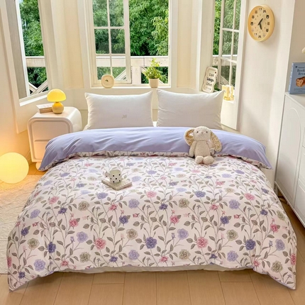 91家纺网 家纺一手货源 找家纺 （总）凌鼎 2025新款喷气加厚磨毛单被套