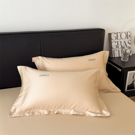 91家纺网 家纺一手货源 找家纺 （总）798家纺 2025新款纯色全棉贡缎单品系列-单枕套