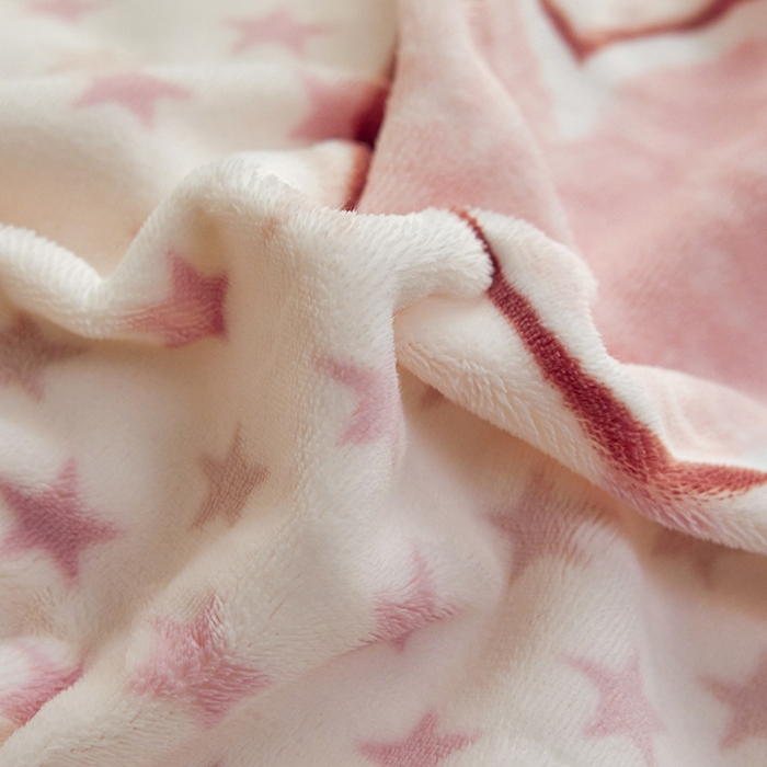 91家纺网 家纺一手货源 找家纺 2024新款240g全消光印花花边绒四件套 星心