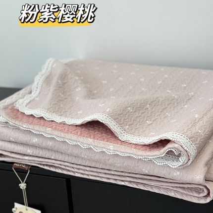 91家纺网 家纺一手货源 找家纺 （总）2024秋冬新品天丝莫代尔棉加绒单品砂洗床盖