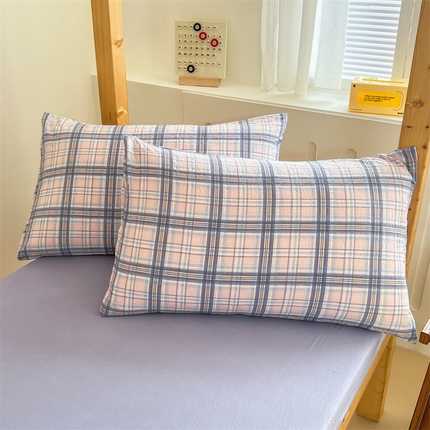 91家纺网 家纺一手货源 找家纺 多品家纺 2024新款水洗棉枕套 青涩