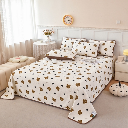 91家纺网 家纺一手货源 找家纺 （总）莎果家纺 2025冬季新款热推冬季必备寒冷的冬季有了它便多了些温暖婴儿绒+全棉床盖三件套