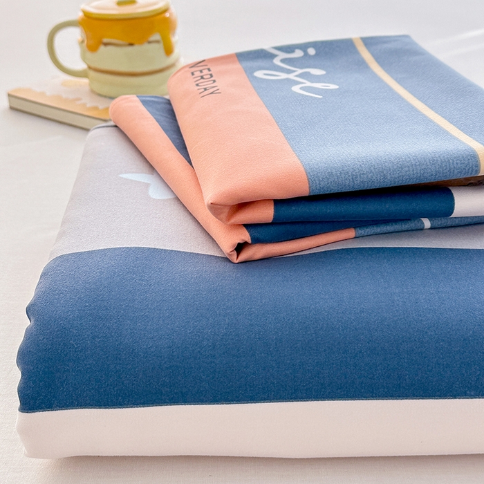 91家纺网 家纺一手货源 找家纺 家贝爱 2024新款加厚原棉磨毛花边床单 繁星点点