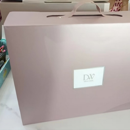 浩情国际婚庆供货中心 2026新款120支刺绣高端刺绣全棉磨毛四件套-玫瑰花园 包装图