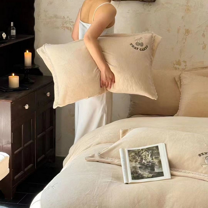 91家纺网 家纺一手货源 找家纺 （总）未来家居 2024新款全活性高克重牛奶绒四件套