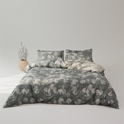 8小时家纺 2024新款50磨毛数码印花四件套 馨宁