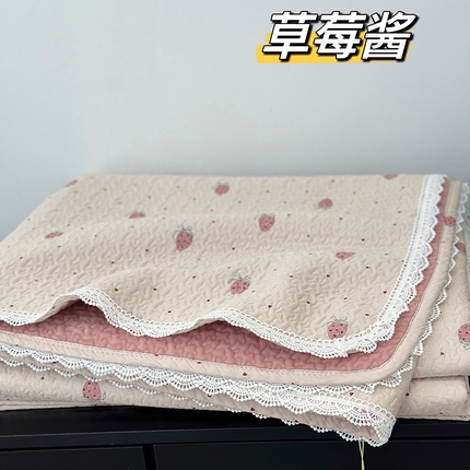 91家纺网 家纺一手货源 找家纺 （总）2024秋冬新品天丝莫代尔棉加绒单品砂洗床盖