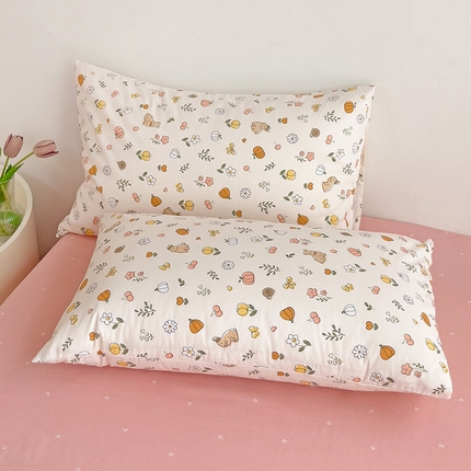 91家纺网 家纺一手货源 找家纺 （总）卡普家居 2025新款法式全棉小香风碎花单枕套-小红书拍摄