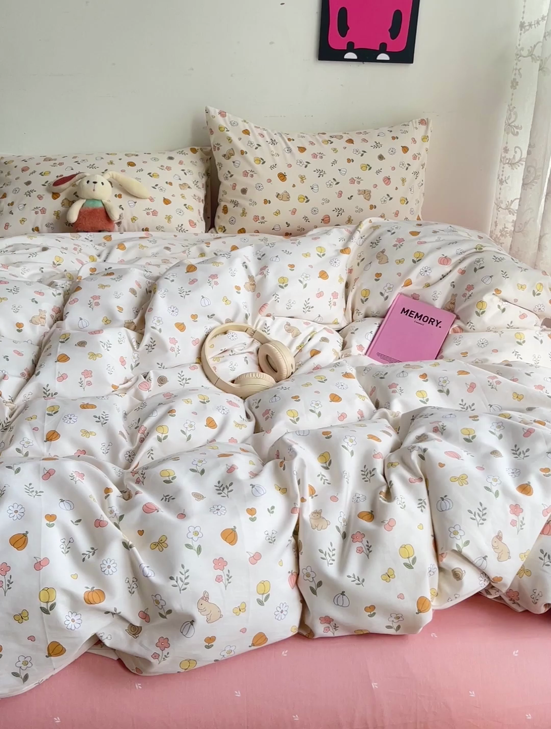 91家纺网 家纺一手货源 找家纺 卡普家居 2025新款法式全棉小香风碎花四件套-小红书拍摄 春日限定