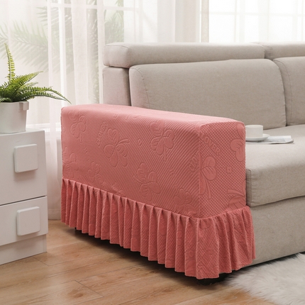 千彤沙发垫 2024新款沙发扶手套-三叶草系列 三叶草-豆沙红
