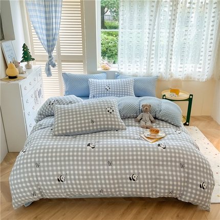 91家纺网 家纺一手货源 找家纺 （总）佰亿莱 2024新款豆豆绒四件套