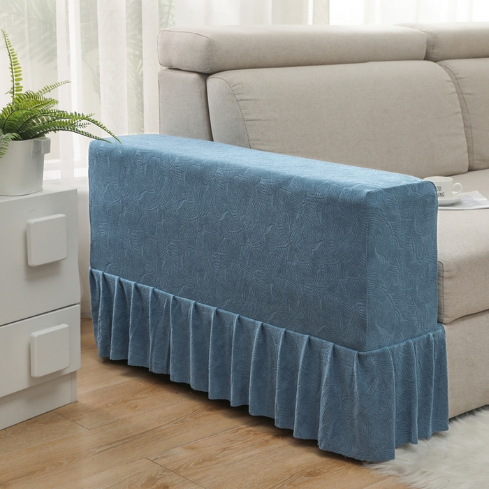 91家纺网 家纺一手货源 找家纺 千彤沙发垫 2024新款沙发扶手套-小树叶系列 小树叶-水蓝