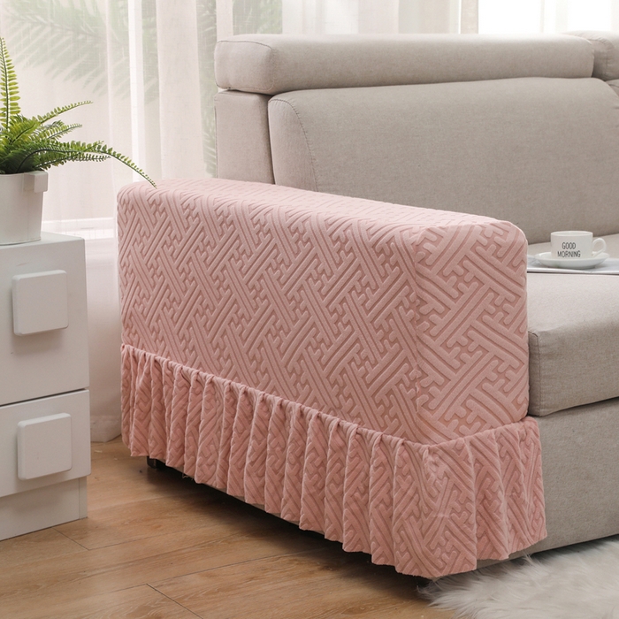 91家纺网 家纺一手货源 找家纺 千彤沙发垫 2024新款沙发扶手套-清韵系列 清韵-藕粉