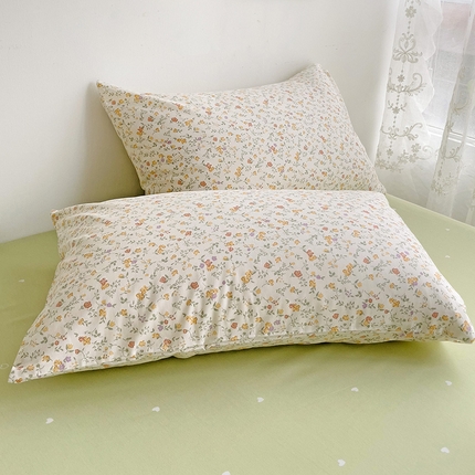 91家纺网 家纺一手货源 找家纺 （总）卡普家居 2025新款法式全棉小香风碎花单枕套-小红书拍摄