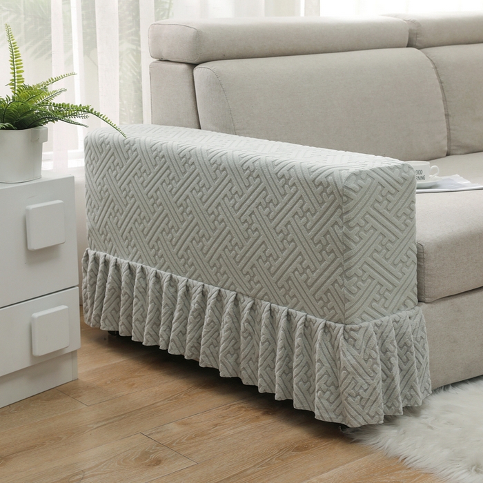 91家纺网 家纺一手货源 找家纺 千彤沙发垫 2024新款沙发扶手套-清韵系列 清韵-浅灰