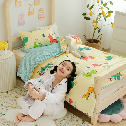 91家纺网 家纺一手货源 找家纺 （总）十九色 新款正宗13372全棉全工艺印花幼儿园三件套